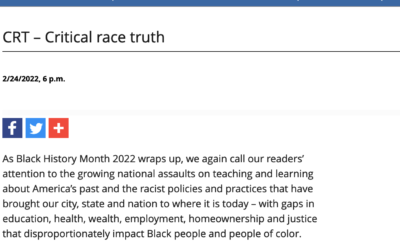 CRT – Critical race truth